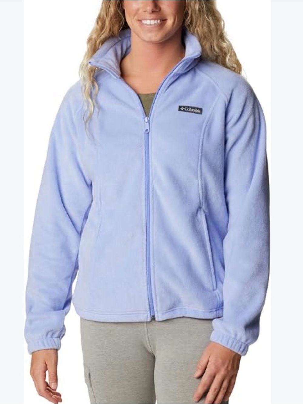 Columbia Light Lavender Full-Zip Womens Fleece Jacket